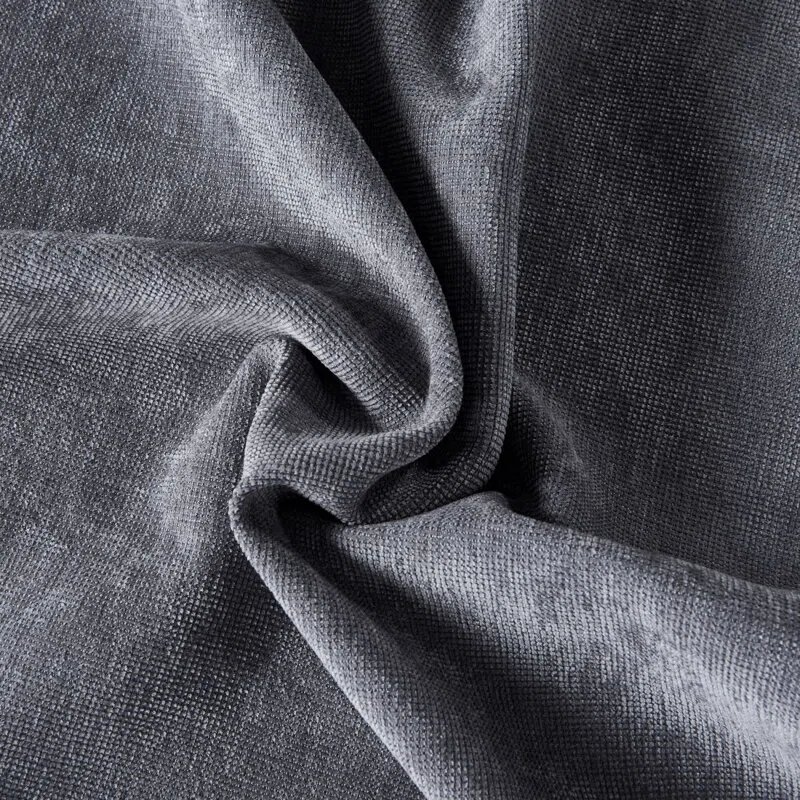 113 inch Gray Upholstered Settee Image 4