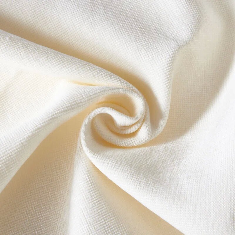 Beige Chenille Fabric Upholstered Sofa Image 3