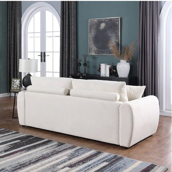 Beige simply designed Living Room Sofa Set Image 2